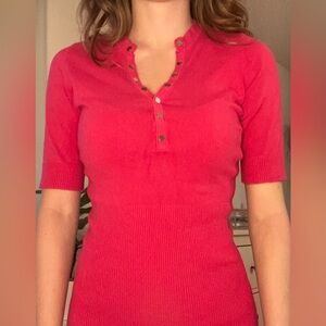 Pink 3/4 sleeve pink shirt